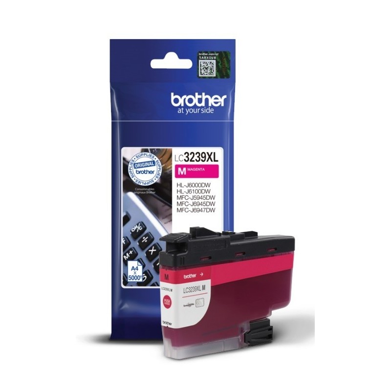 Cartouche Jet d'encre haute capacité Magenta BROTHER pour multi-fonction MFC-J5945DW...
