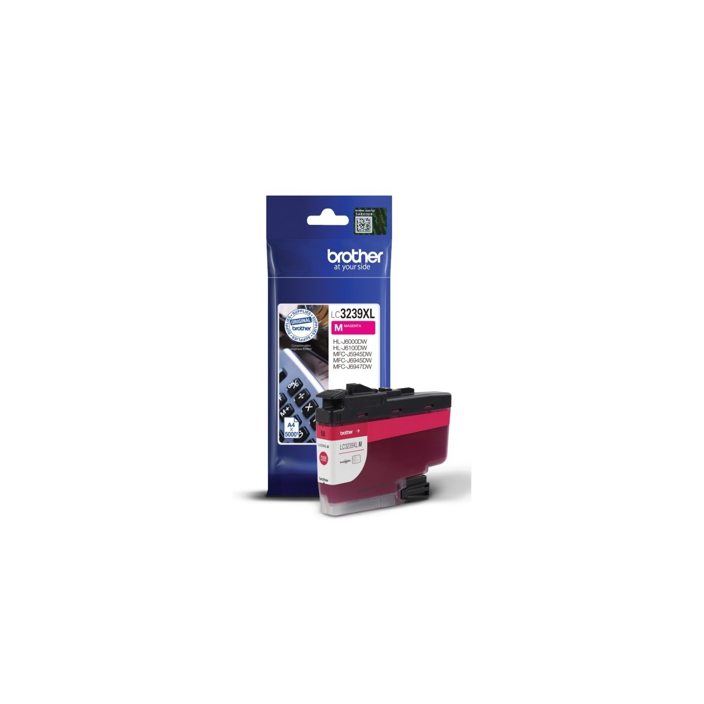 Cartouche Jet d'encre haute capacité Magenta BROTHER pour multi-fonction MFC-J5945DW...
