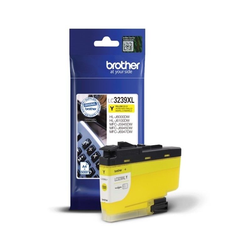 Cartouche Jet d'encre haute capacité Jaune BROTHER pour multi-fonction MFC-J5945DW...