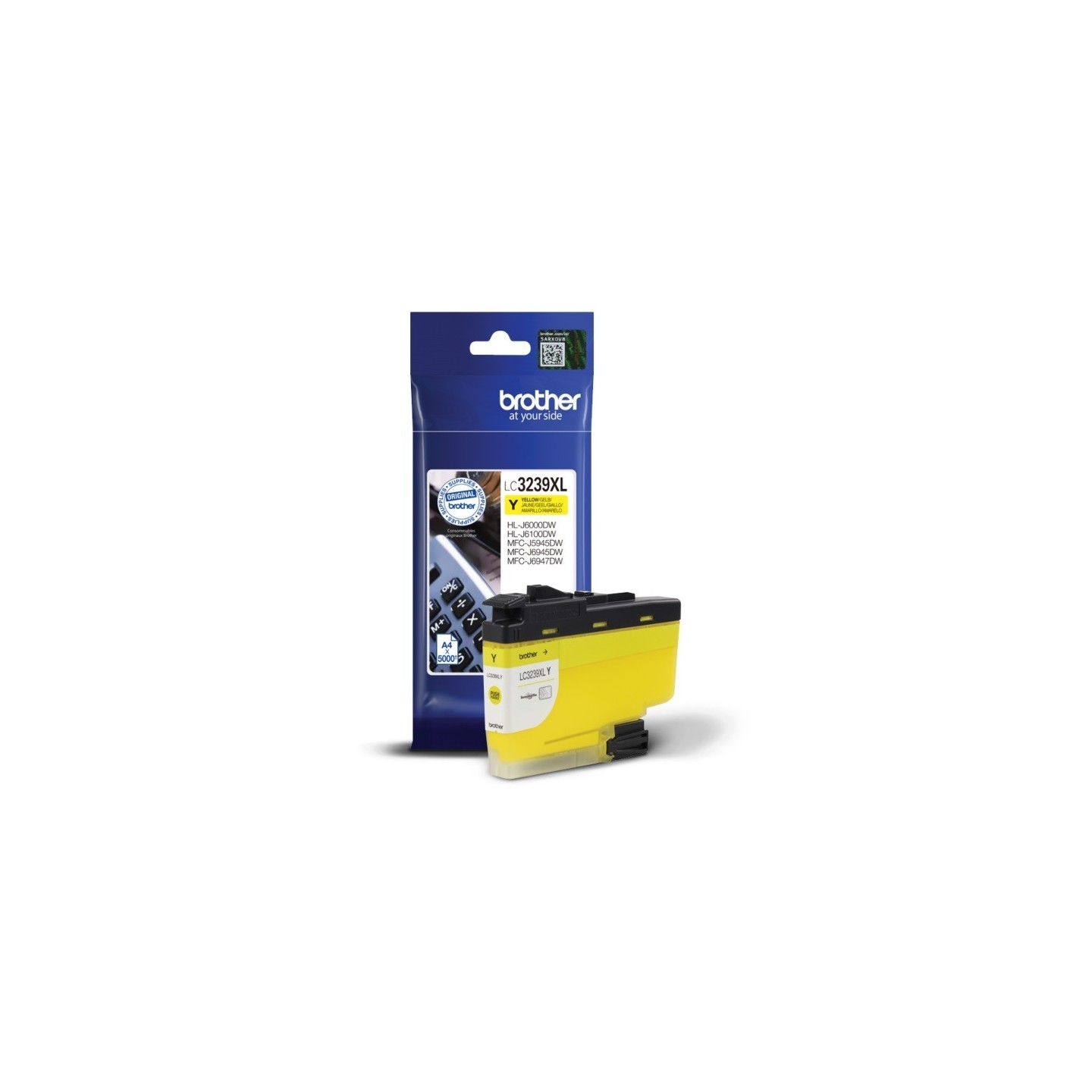 Cartouche Jet d'encre haute capacité Jaune BROTHER pour multi-fonction MFC-J5945DW...