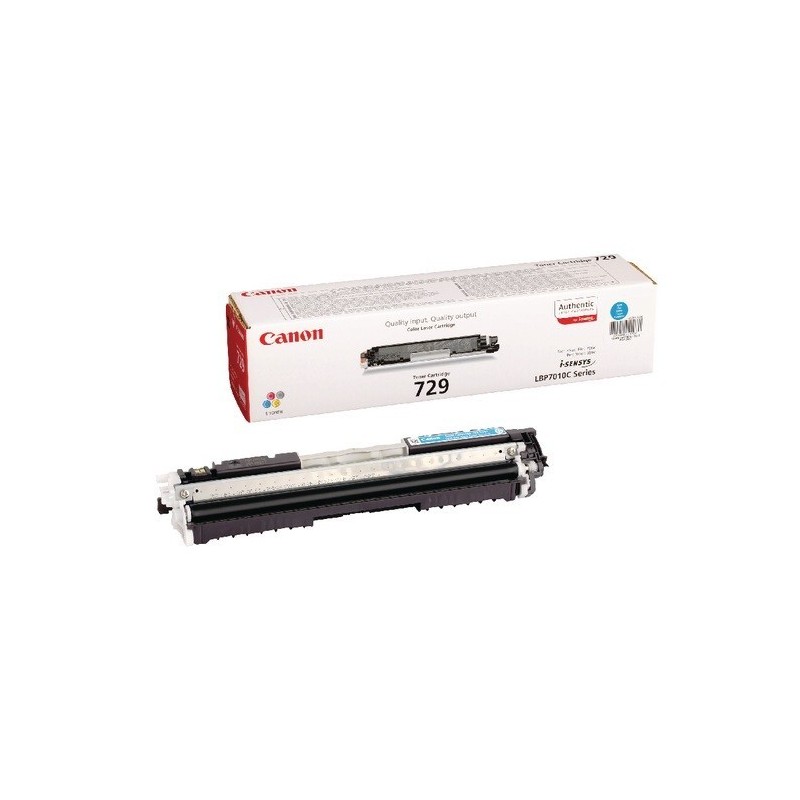 Toner cyan Canon pour I-sensys LBP 7010c (type 729), Toner Express : achat en ligne de Toner cyan Canon pour I-sensys LBP 7010c 