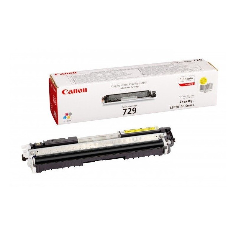 Toner jaune Canon pour I-sensys LBP 7010c (type 729)