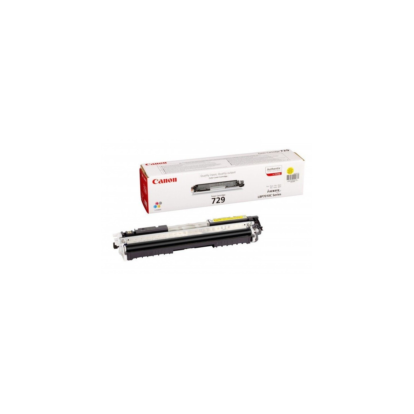 Toner jaune Canon pour I-sensys LBP 7010c (type 729)