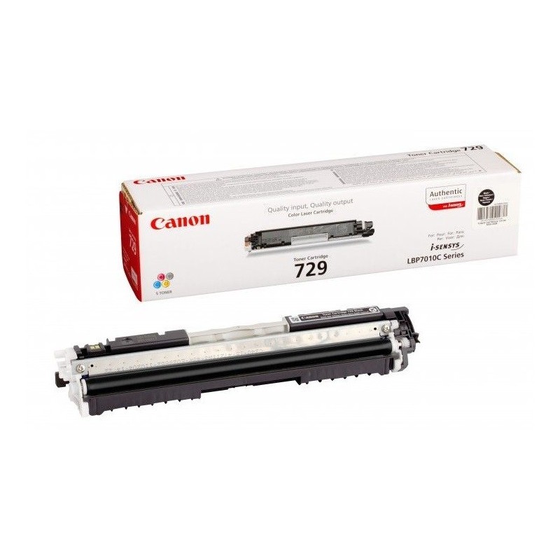 Toner noir Canon pour I-sensys LBP 7010c (type 729), Toner Express : achat en ligne de Toner noir Canon pour I-sensys LBP 7010c 