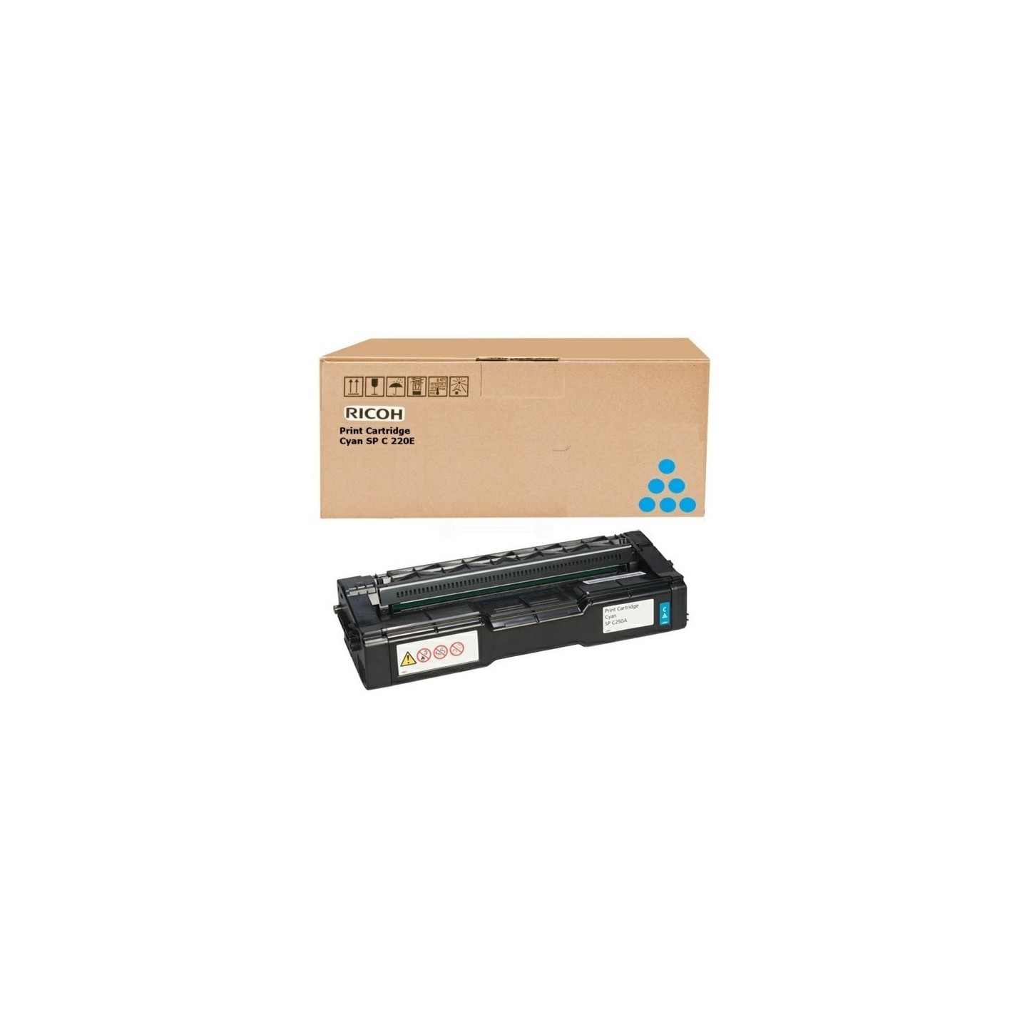 Toner cyan Ricoh pour SP C250E/ 250SF, Toner Express : achat en ligne de Toner cyan Ricoh pour SP C250E/ 250SF pour imprimante