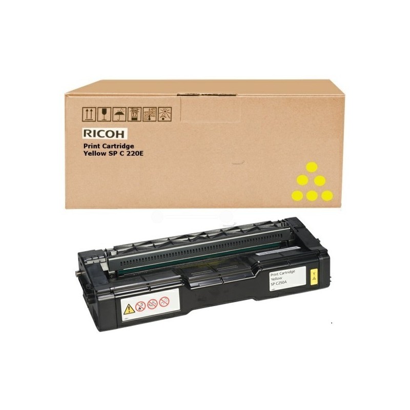 Toner jaune Ricoh pour SP C250E/ 250SF, Toner Express : achat en ligne de Toner jaune Ricoh pour SP C250E/ 250SF pour imprimante