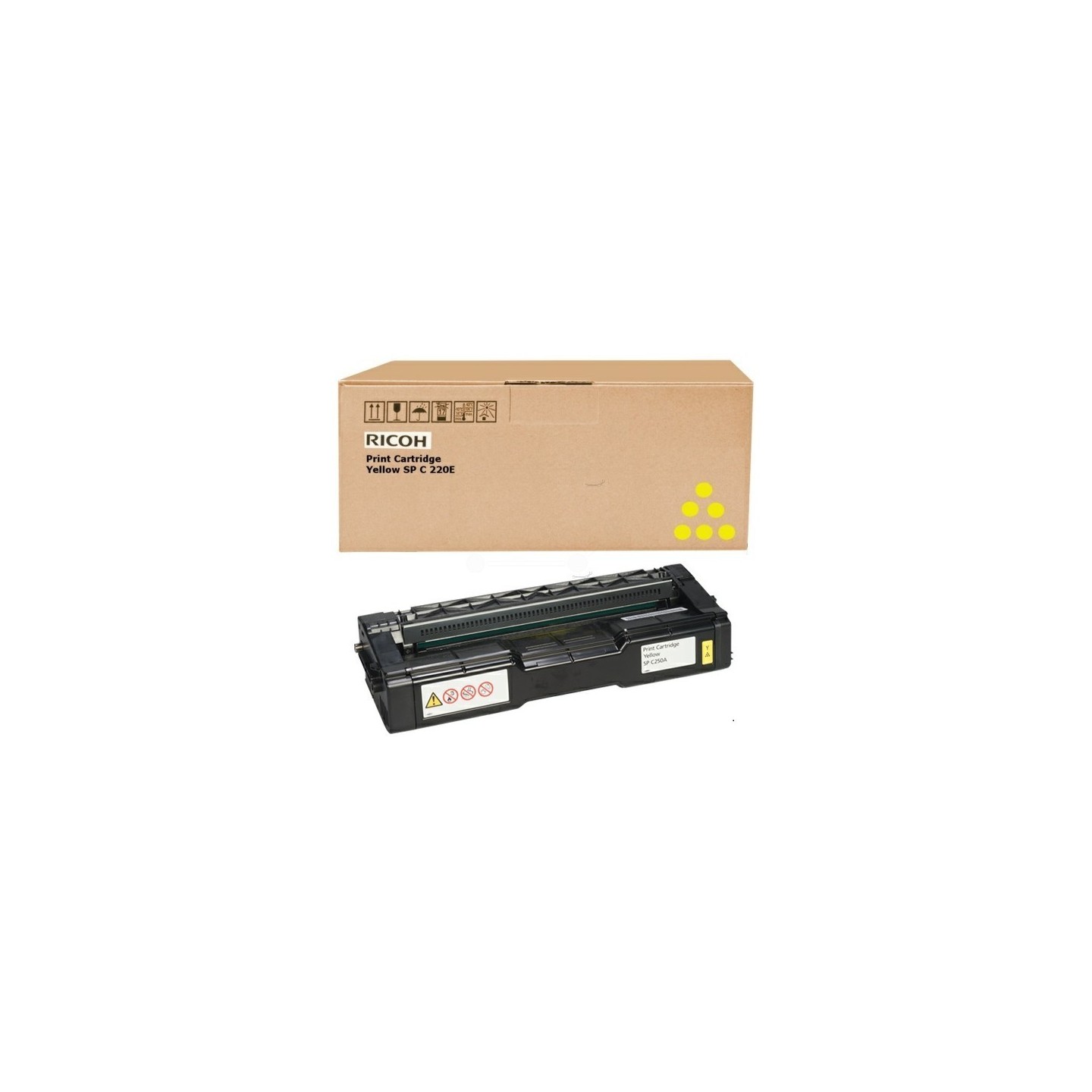 Toner jaune Ricoh pour SP C250E/ 250SF, Toner Express : achat en ligne de Toner jaune Ricoh pour SP C250E/ 250SF pour imprimante