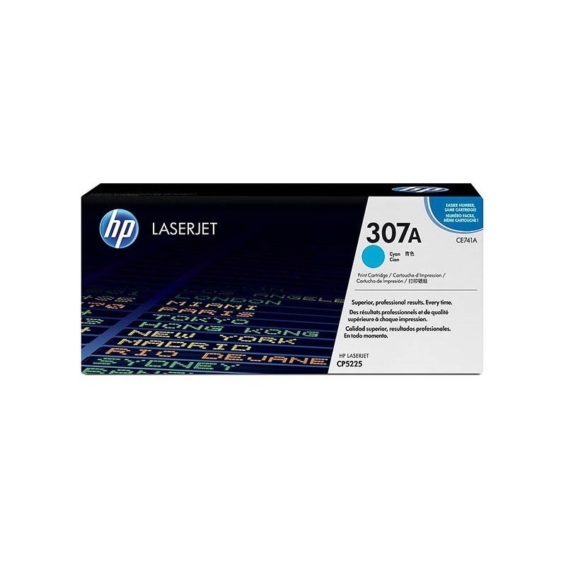 Toner cyan HP pour ColorLaserjet CP 5225 ... (307A), Toner Express : achat en ligne de Toner cyan HP pour ColorLaserjet CP 5225 