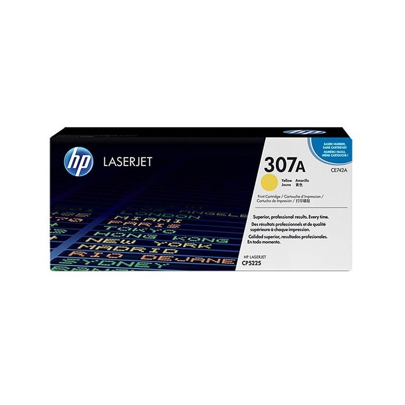 Toner jaune HP pour ColorLaserjet CP 5225 ... (307A), Toner Express : achat en ligne de Toner jaune HP pour ColorLaserjet CP 522