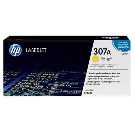Toner jaune HP pour ColorLaserjet CP 5225 ... (307A), Toner Express : achat en ligne de Toner jaune HP pour ColorLaserjet CP 522