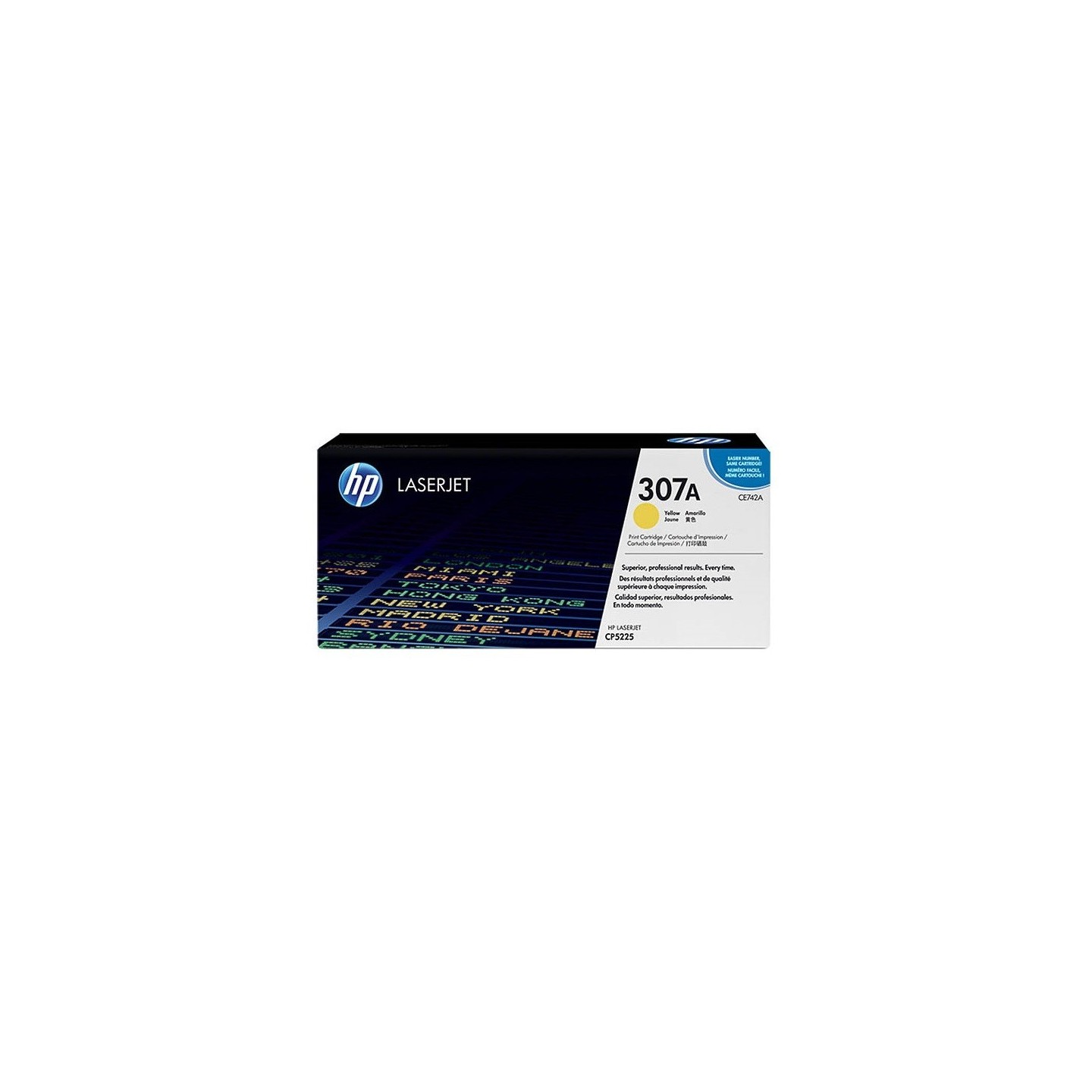 Toner jaune HP pour ColorLaserjet CP 5225 ... (307A), Toner Express : achat en ligne de Toner jaune HP pour ColorLaserjet CP 522