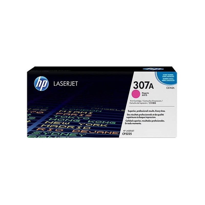 Toner magenta HP pour ColorLaserjet CP 5225 ... (307A), Toner Express : achat en ligne de Toner magenta HP pour ColorLaserjet CP
