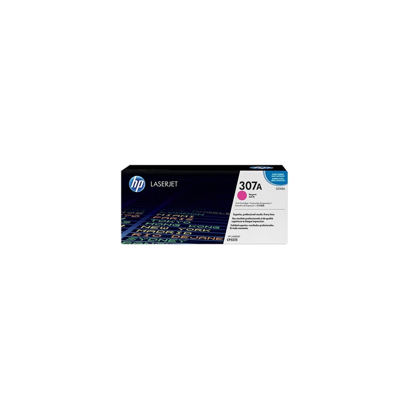 Toner magenta HP pour ColorLaserjet CP 5225 ... (307A), Toner Express : achat en ligne de Toner magenta HP pour ColorLaserjet CP