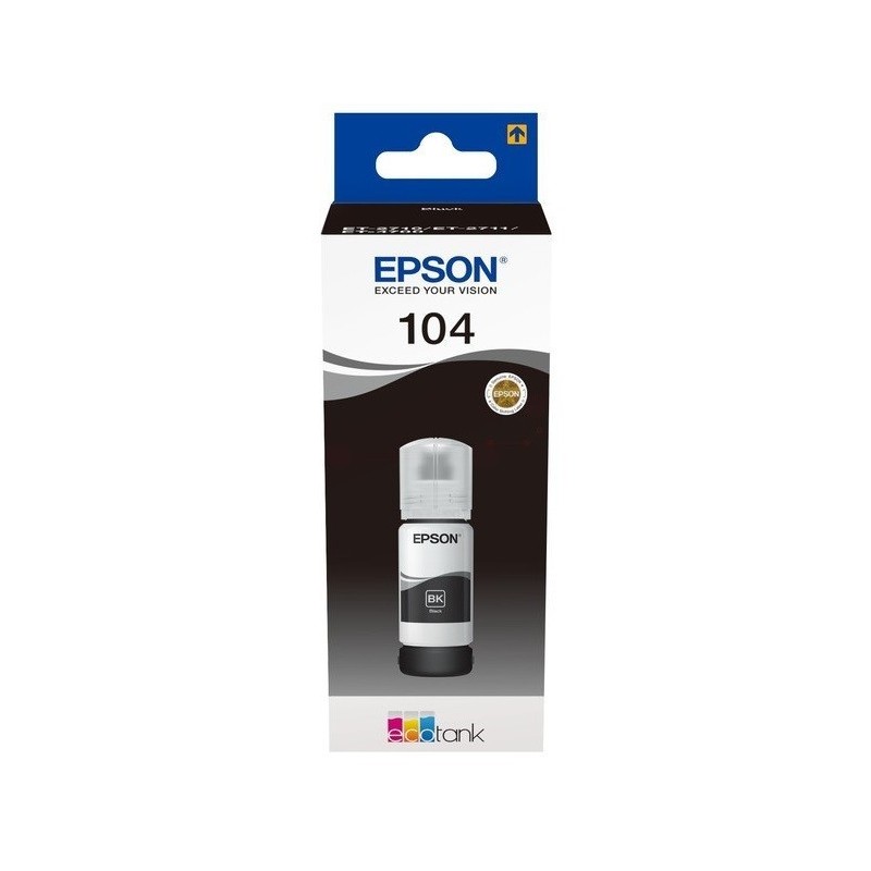Cartouche Noir Epson pour EcoTank ET2710... (N°104)