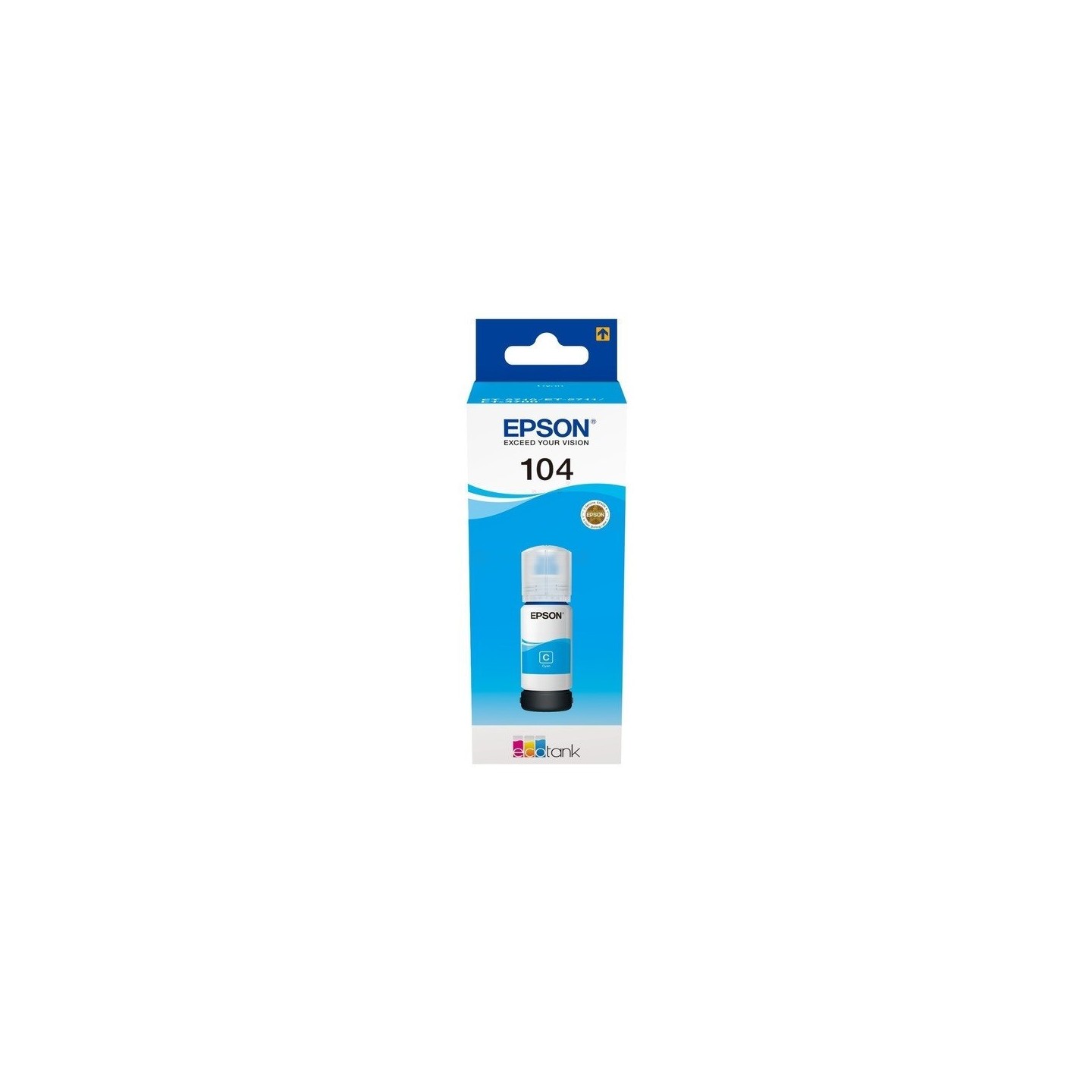 Cartouche Cyan Epson pour EcoTank ET2710... (N°104)