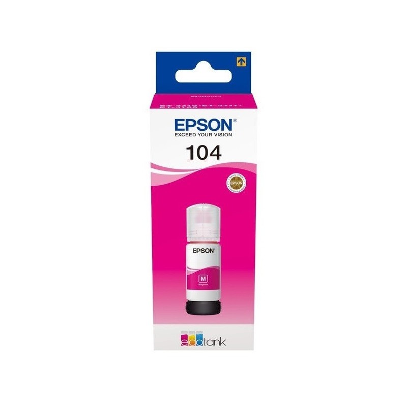 Cartouche Magenta Epson pour EcoTank ET2710... (N°104)