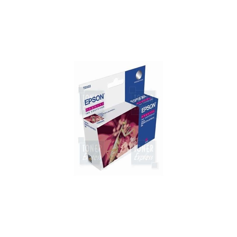 Cartouche Encre Magenta EPSON (T0333), Toner Express : achat en ligne de Cartouche Encre Magenta EPSON (T0333) pour imprimante