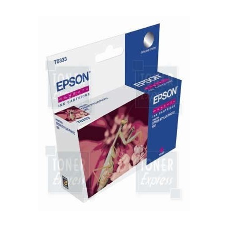 Cartouche Encre Magenta EPSON (T0333), Toner Express : achat en ligne de Cartouche Encre Magenta EPSON (T0333) pour imprimante