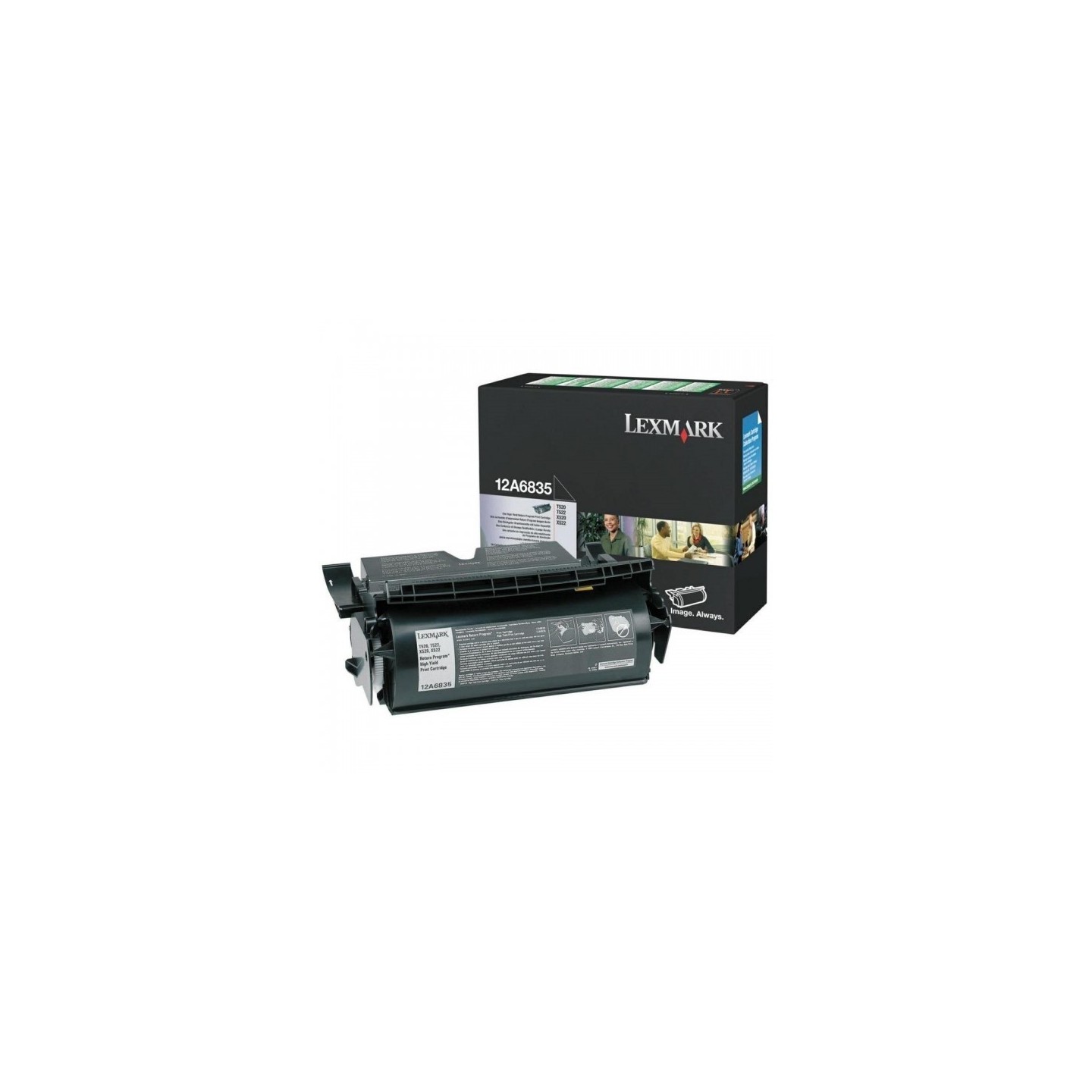 Toner Noir Lexmark longue durée pour T520/522/X520..., Toner Express : achat en ligne de Toner Noir Lexmark longue durée pour T5