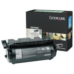 Toner Laser Lexmark 12A7462 noir Haute Capa, Toner Express : achat en ligne de Toner Laser Lexmark 12A7462 noir Haute Capa pour 