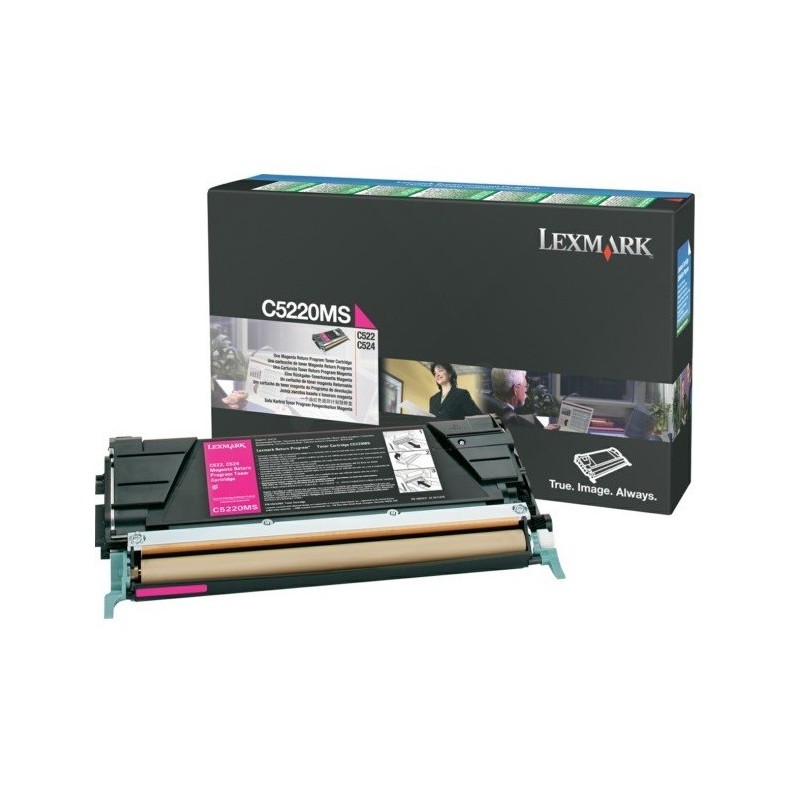 Toner Laser Lexmark LRP magenta pour C522/524/53x, Toner Express : achat en ligne de Toner Laser Lexmark LRP magenta pour C522/5