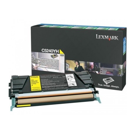 Toner longue durée Lexmark LRP Jaune pour C524, Toner Express : achat en ligne de Toner longue durée Lexmark LRP Jaune pour C524