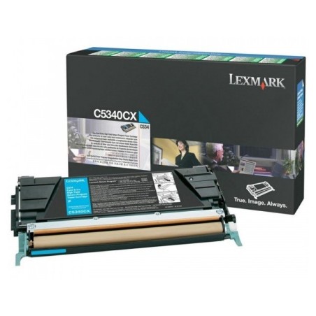 Toner cyan Lexmark pour C534..., Toner Express : achat en ligne de Toner cyan Lexmark pour C534... pour imprimante