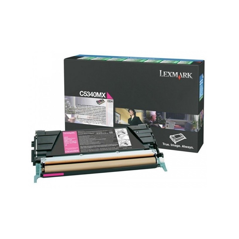 Toner magenta Lexmark C534 ..., Toner Express : achat en ligne de Toner magenta Lexmark C534 ... pour imprimante