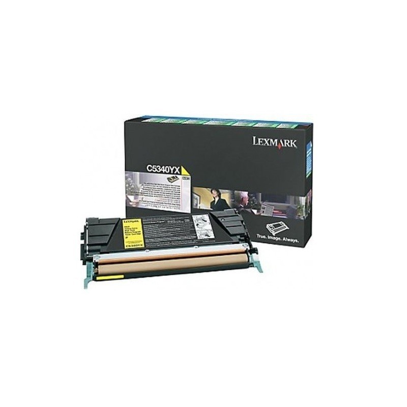 Toner jaune Lexmark pour C534 ..., Toner Express : achat en ligne de Toner jaune Lexmark pour C534 ... pour imprimante