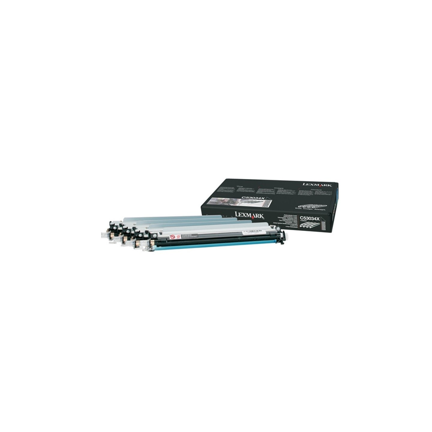 Pack de 4 photoconducteurs (C,M,J,N) Lexmark pour C524..., Toner Express : achat en ligne de Pack de 4 photoconducteurs (C,M,J,N