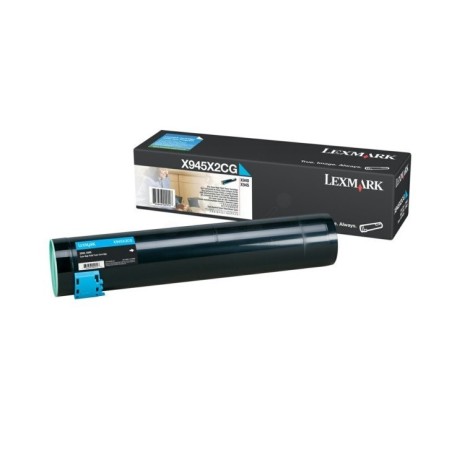 Toner cyan longue durée Lexmark pour 940e / 945e, Toner Express : achat en ligne de Toner cyan longue durée Lexmark pour 940e / 