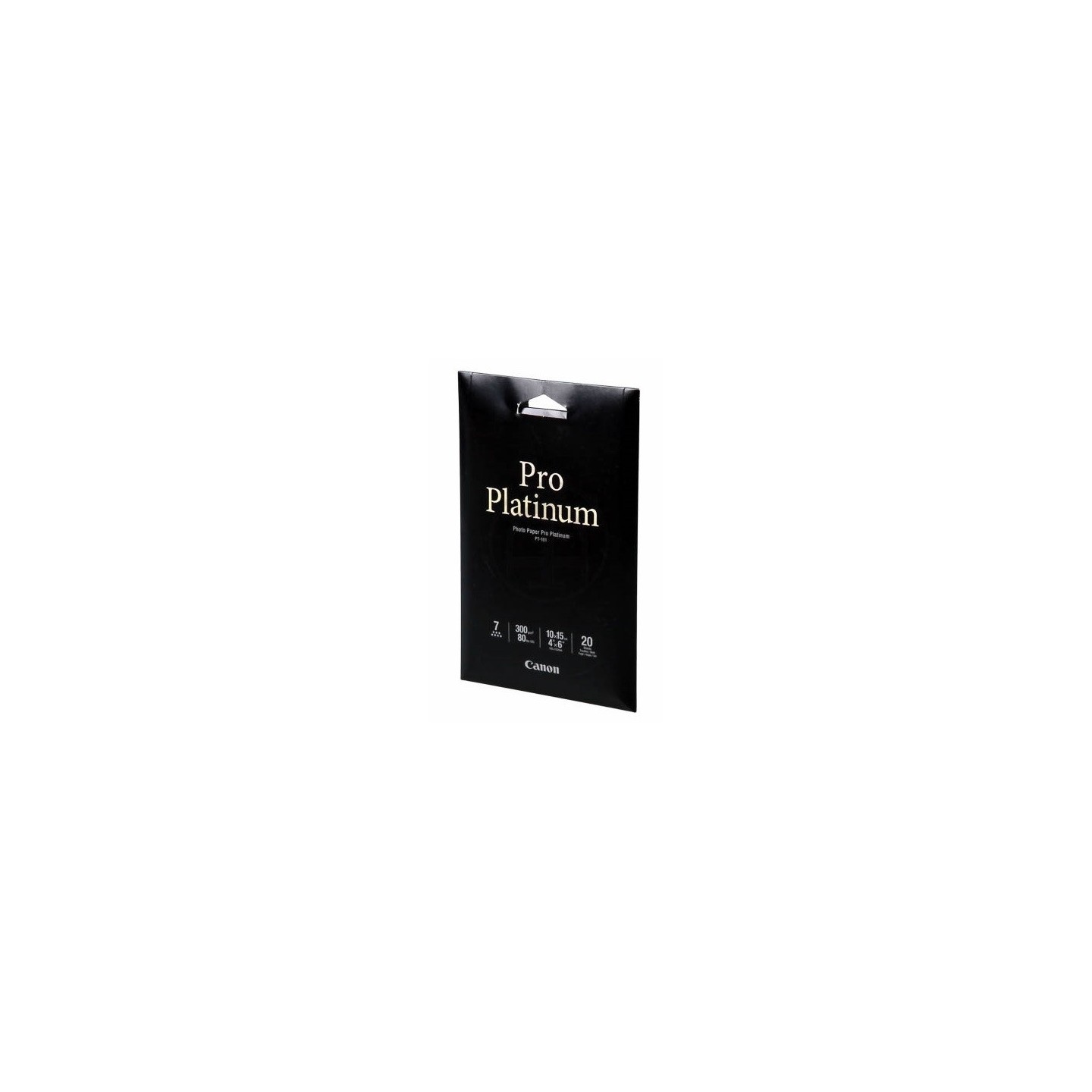 Canon PT-101 Pack 20 feuilles papier photo professionnel 10x15cm (PT101) - 300g 