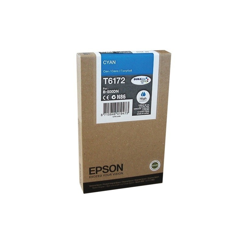 Cartouche d'encre cyan haute capacité Epson pour MicroPiezo B500DN, Toner Express : achat en ligne de Cartouche d'encre cyan hau