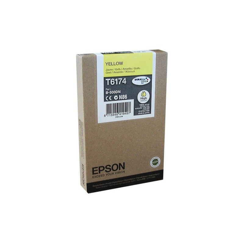 Cartouche d'encre jaune haute capacité Epson pour MicroPiezo B500DN, Toner Express : achat en ligne de Cartouche d'encre jaune h