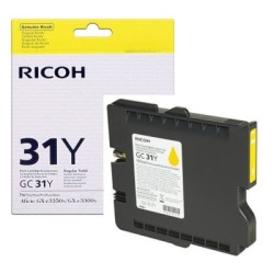 Cartouche jaune Ricoh pour Aficio GXe 3300N / 3350N (GC-31Y), Toner Express : achat en ligne de Cartouche jaune Ricoh pour Afici