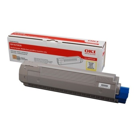 Toner jaune Oki pour C810 / C830, Toner Express : achat en ligne de Toner jaune Oki pour C810 / C830 pour imprimante