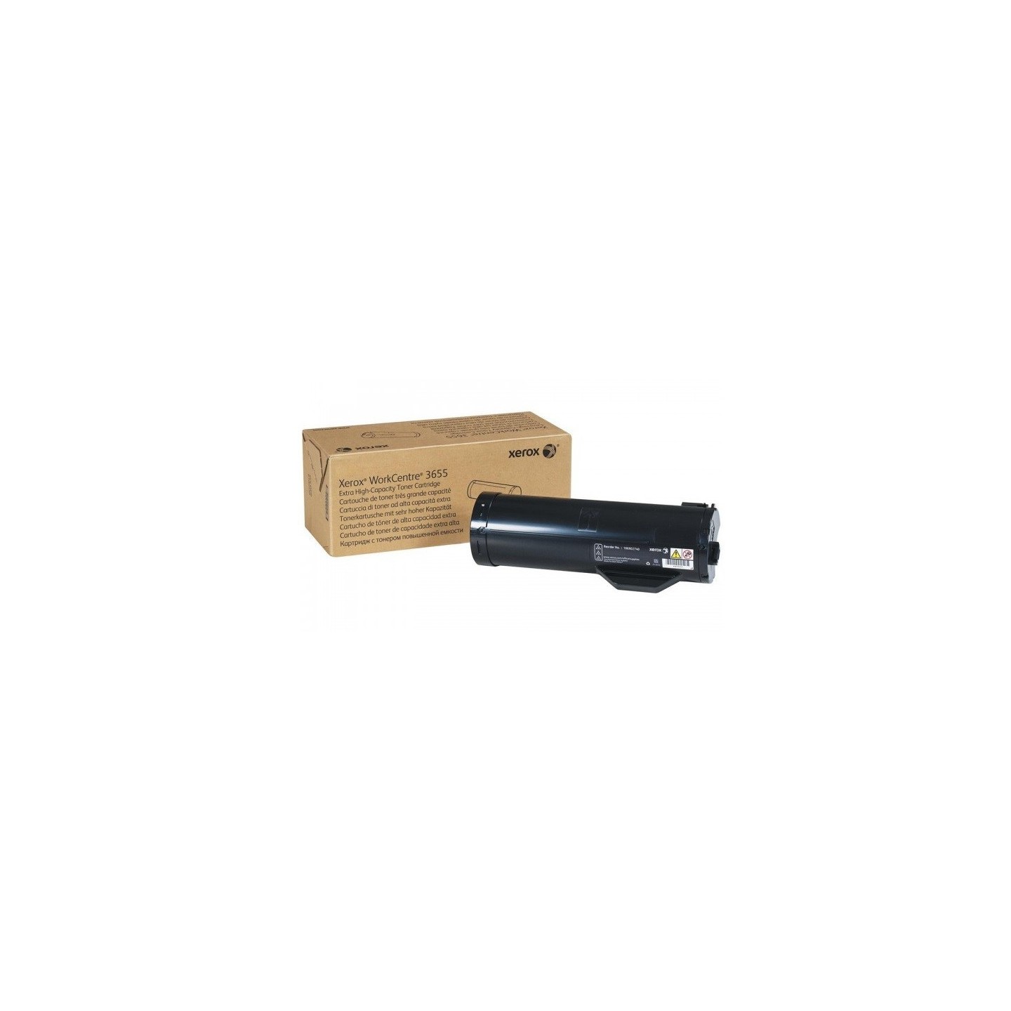 Toner Noir Xerox  Tres haute capacité  pour WorkCentre 3655, Toner Express : achat en ligne de Toner Noir Xerox  Tres haute capa