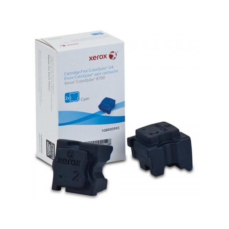 2 * Stick cyan Xerox pour colorqube 8700, Toner Express : achat en ligne de 2 * Stick cyan Xerox pour colorqube 8700 pour imprim