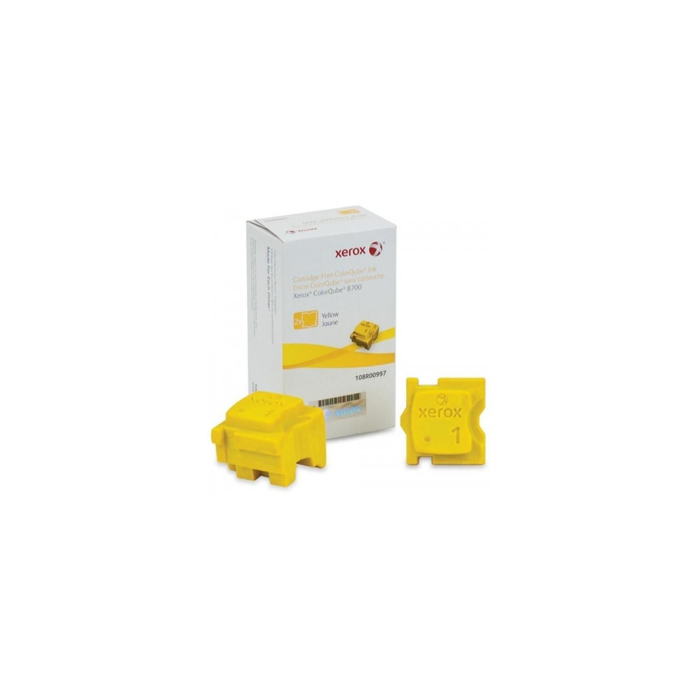 2 * Stick jaune Xerox pour colorqube 8700, Toner Express : achat en ligne de 2 * Stick jaune Xerox pour colorqube 8700 pour impr
