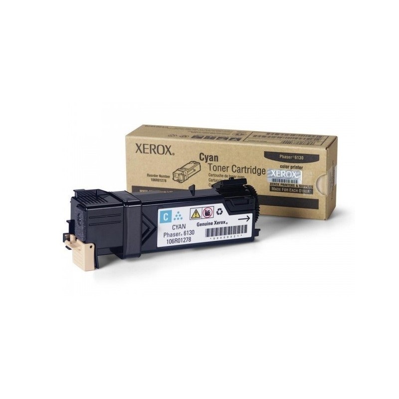 Toner cyan Xerox pour Phaser 6130 / 6130N, Toner Express : achat en ligne de Toner cyan Xerox pour Phaser 6130 / 6130N pour impr