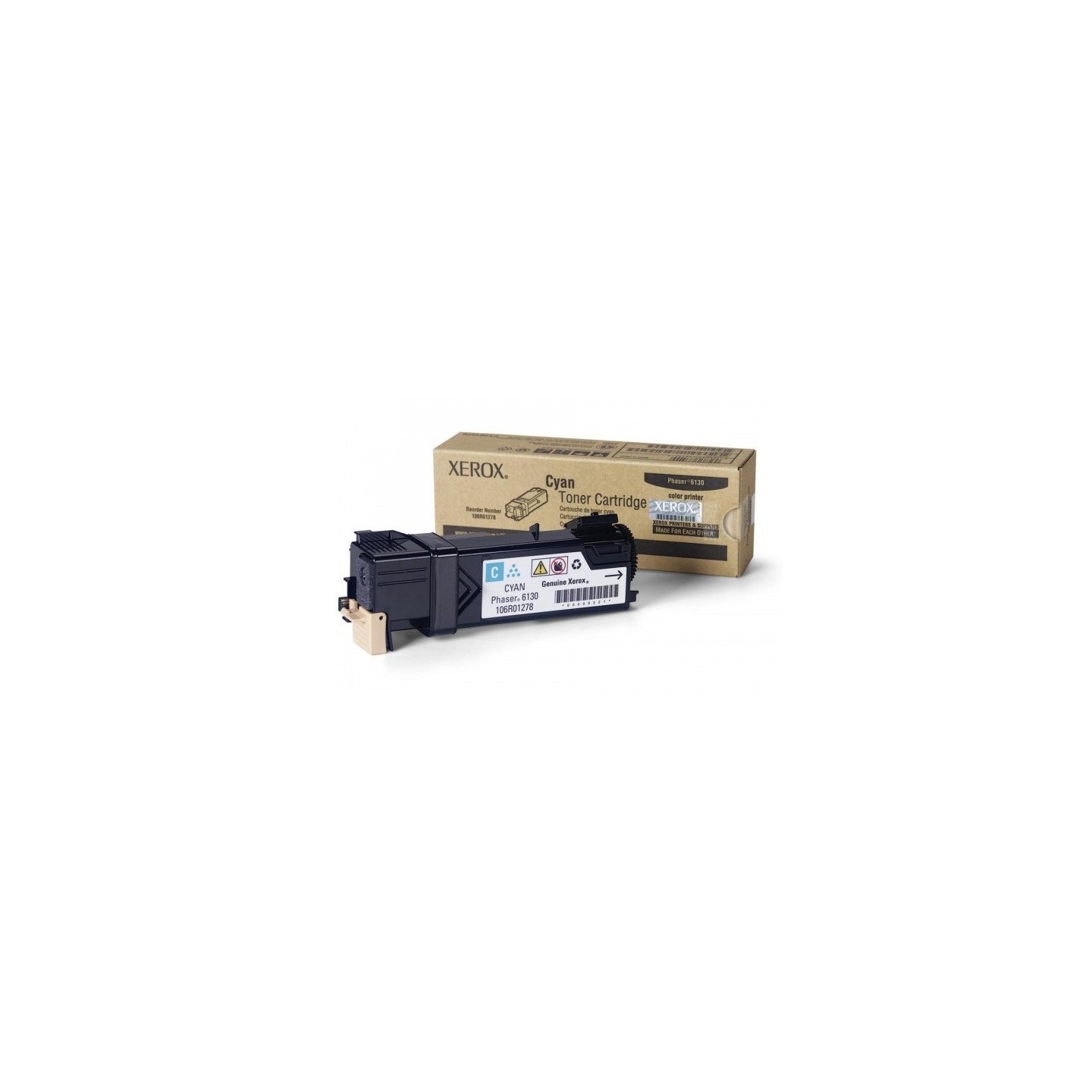 Toner cyan Xerox pour Phaser 6130 / 6130N, Toner Express : achat en ligne de Toner cyan Xerox pour Phaser 6130 / 6130N pour impr