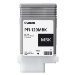 Cartouche d'encre noire Mat Canon pour Image Prograf TM200 - TM300 ... (PFI120MBK)