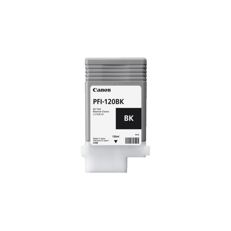 Cartouche d'encre noire Photo Canon pour Image Prograf TM200 - TM300 ... (PFI120BK)