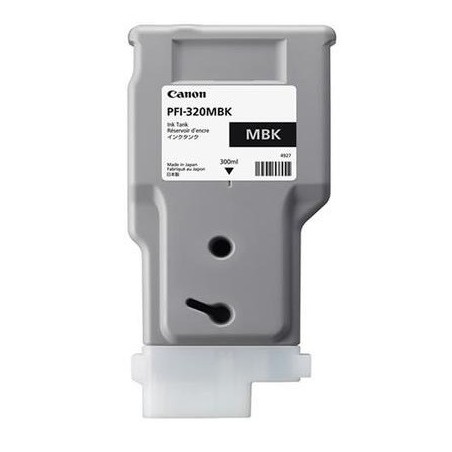 Cartouche d'encre noire Mat Canon pour Image Prograf TM200 - TM300 ... (PFI320MBK)