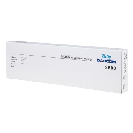 Ruban nylon noir Tally Dascom pour gamme 2600 (10 Millions de caractères)
