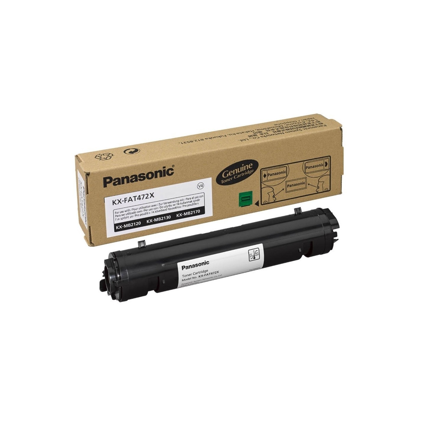 Cartouche toner noir Panasonic pour KX MB 2120...(KXFAT472X)
