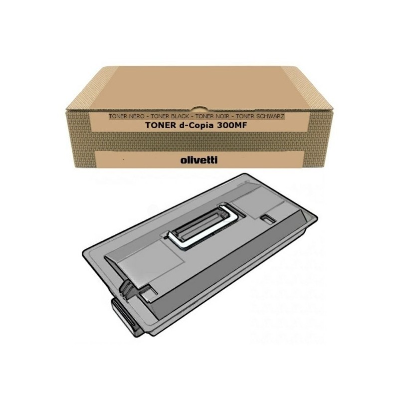 Toner noir Olivetti pour d-Copia 300 / 400 / 500