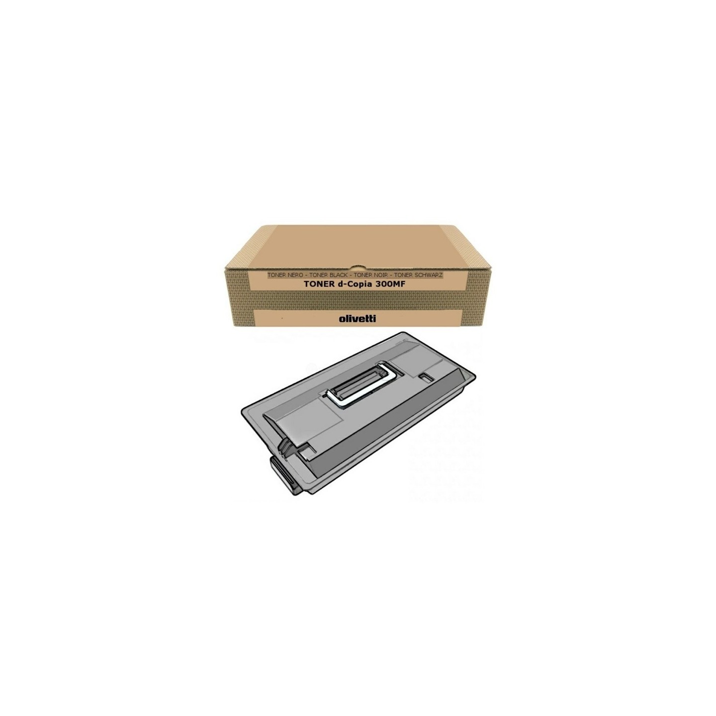 Toner noir Olivetti pour d-Copia 300 / 400 / 500