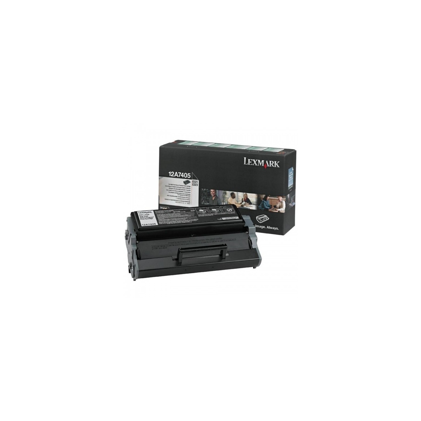 Toner Noir Lexmark Haute Capa (12A7405), Toner Express : achat en ligne de Toner Noir Lexmark Haute Capa (12A7405) pour impriman