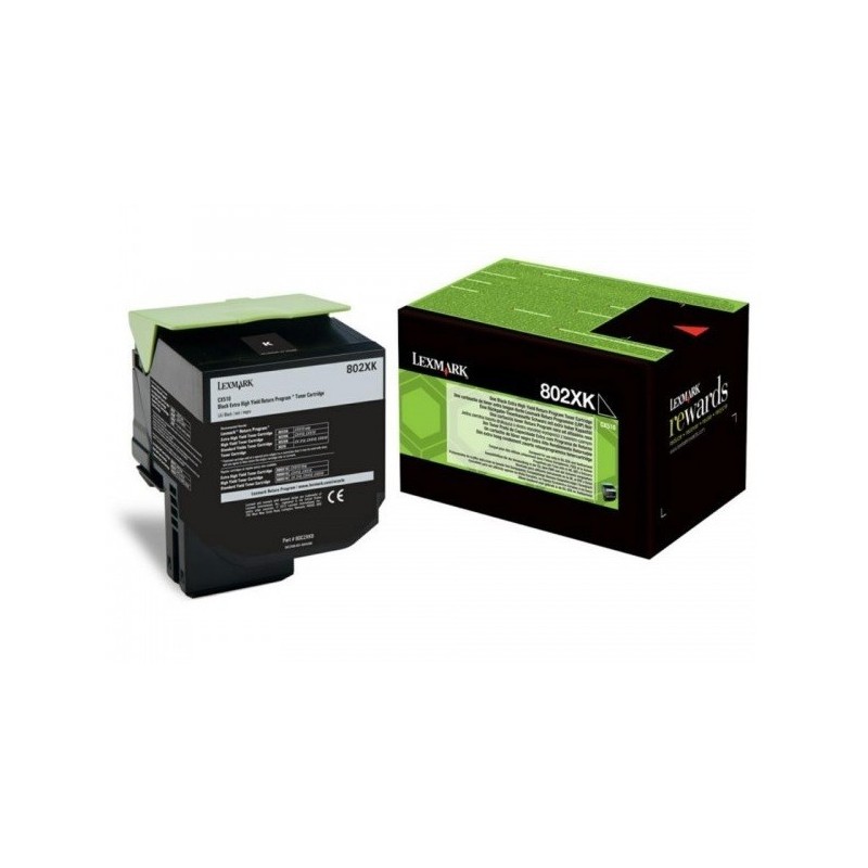 Toner Lexmark noir pour CX510...  (802XK)